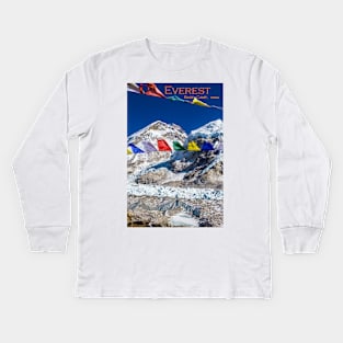 Everest, Base Camp Kids Long Sleeve T-Shirt